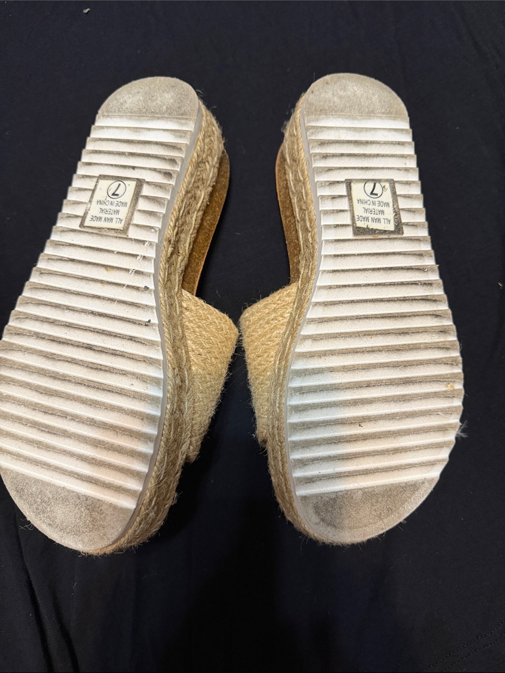 Soda Beige Woven Espadrille Slide Sandals - Picture 3 of 6